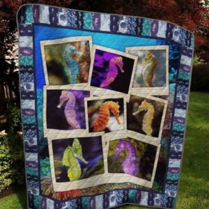 Seahorses P060407 Quilt Blanket  Quilt